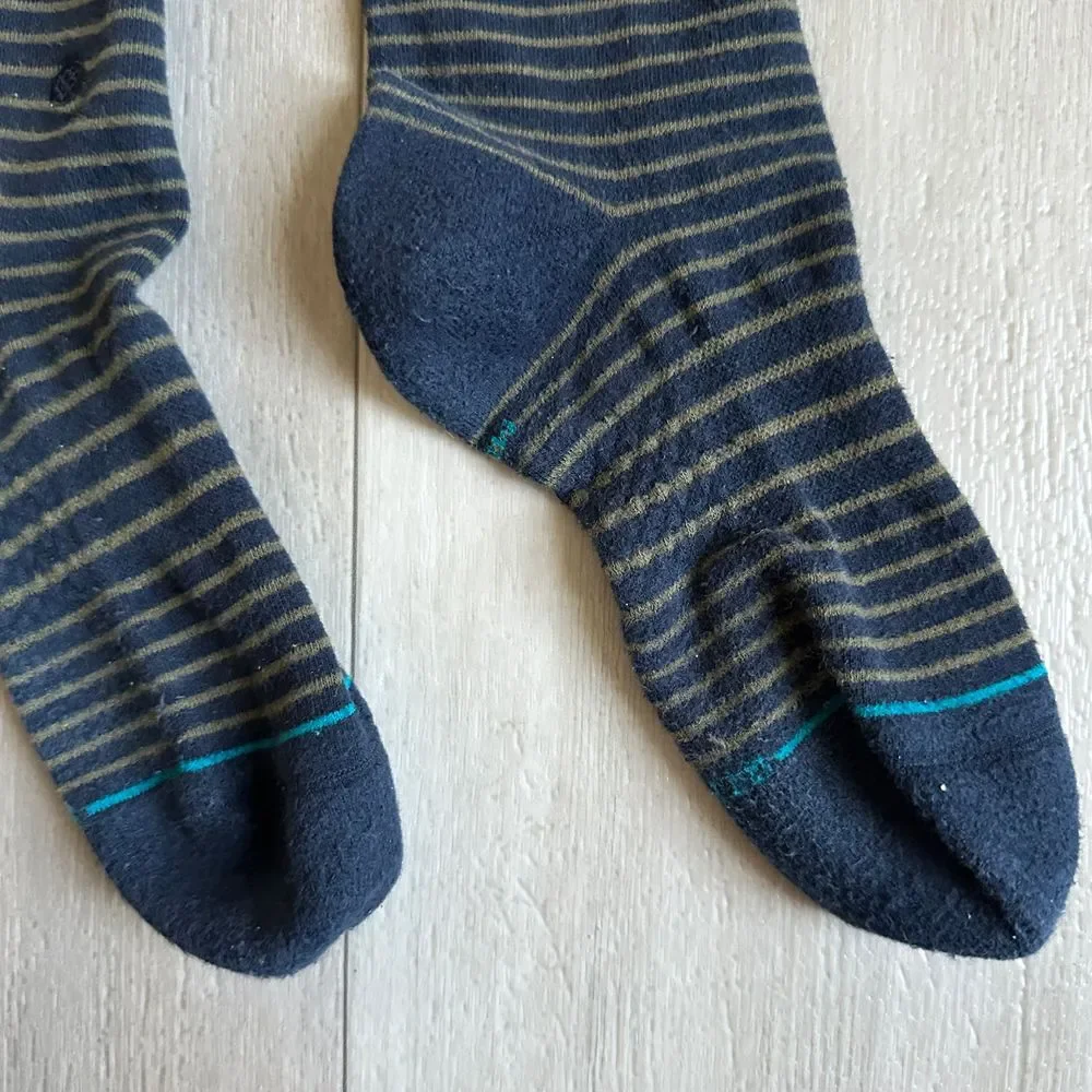 Stance Infinity‎ Quarter Sock Womens M Navy Blue Casual